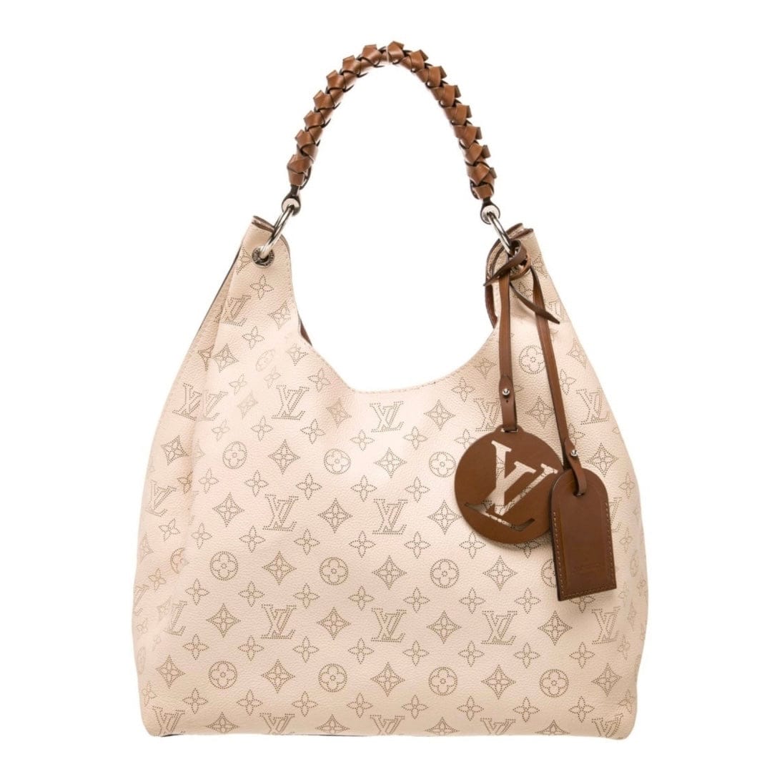 Louis Vuitton Monogram Mahina Carmel Hobo Louis Vuitton Monogram Mahina Carmel Hobo