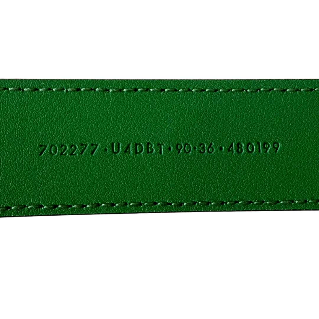 Gucci Nagato Adidas Green Belt 90/36
