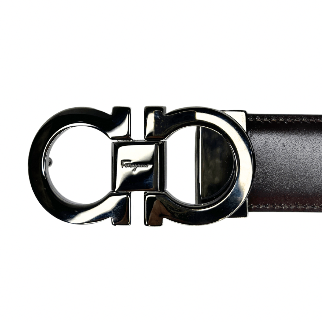 Ferragamo Leather Reversible Gancini Belt Ferragamo Leather Reversible Gancini Belt