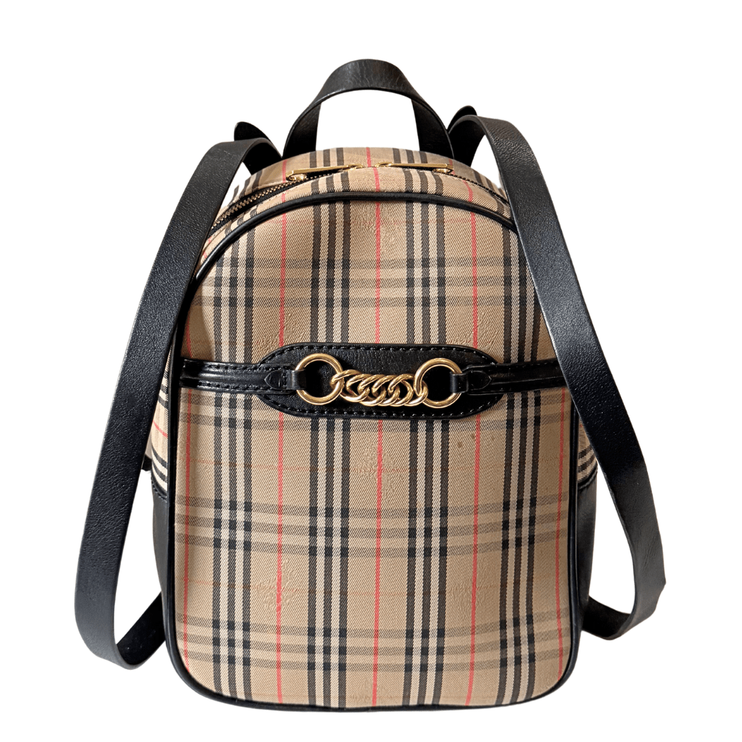 Burberry 1983 Check Link Backpack Burberry 1983 Check Link Backpack