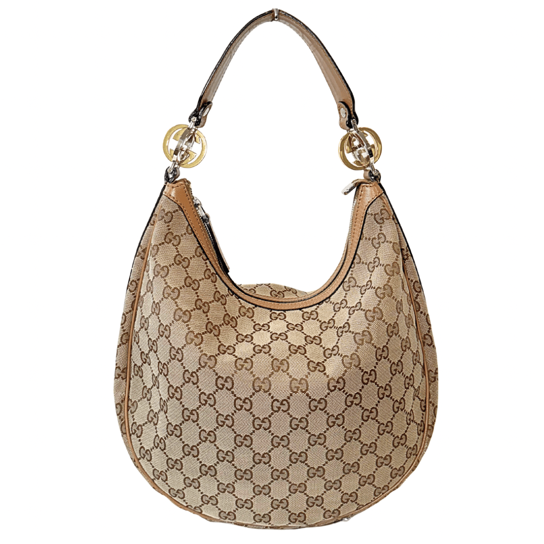 Gucci GG Canvas Twins Hobo