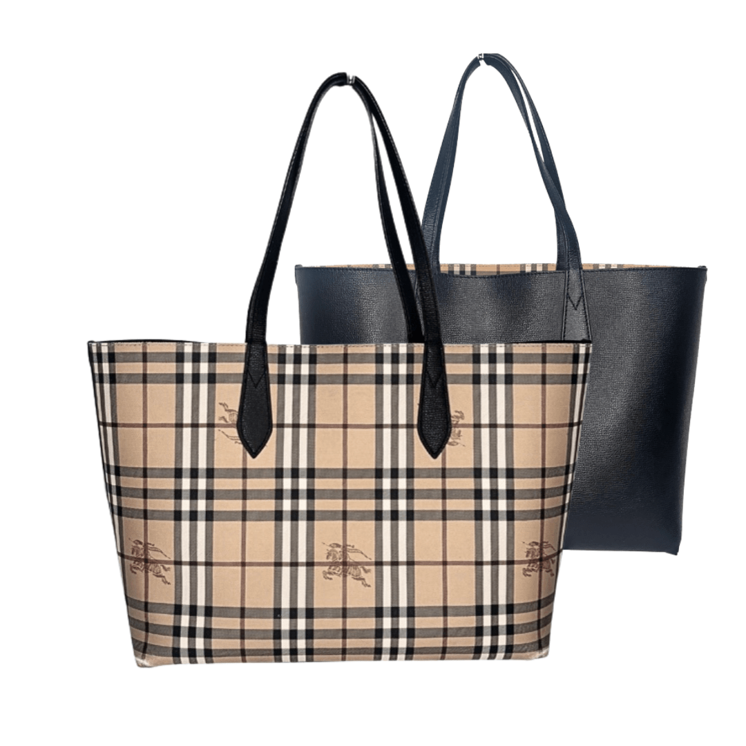 Burberry Heymarket Check Reversible Tote