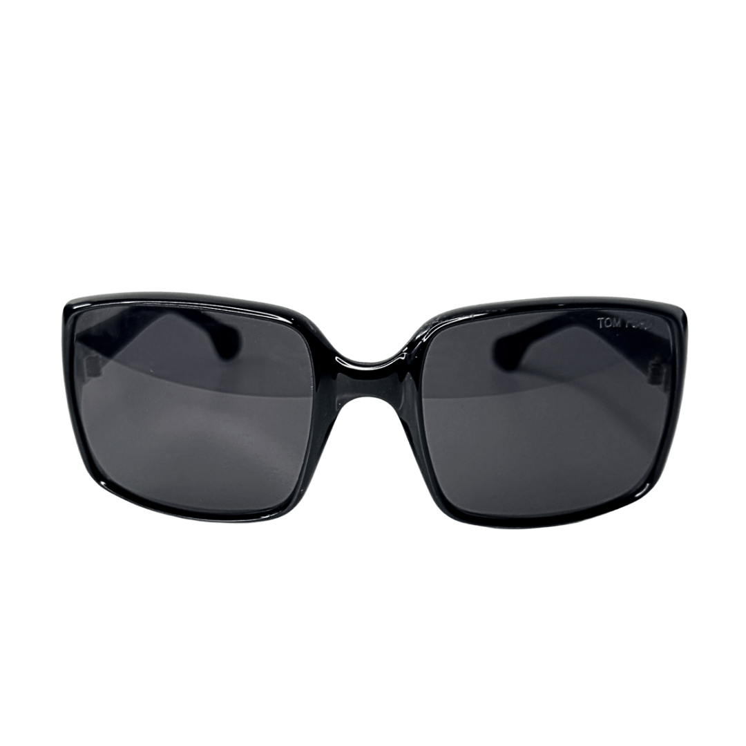 小物 TOMFORD sunglasses archive y2k BLACK Tom Ford Black Square Women's Sunglasses