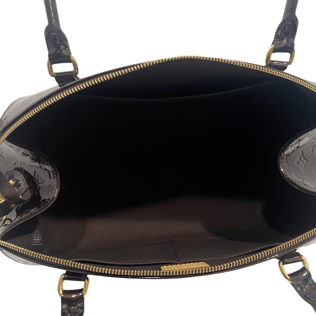 Louis Vuitton Monogram Amarante Vernis Patent Leather Sherwood GM Bag