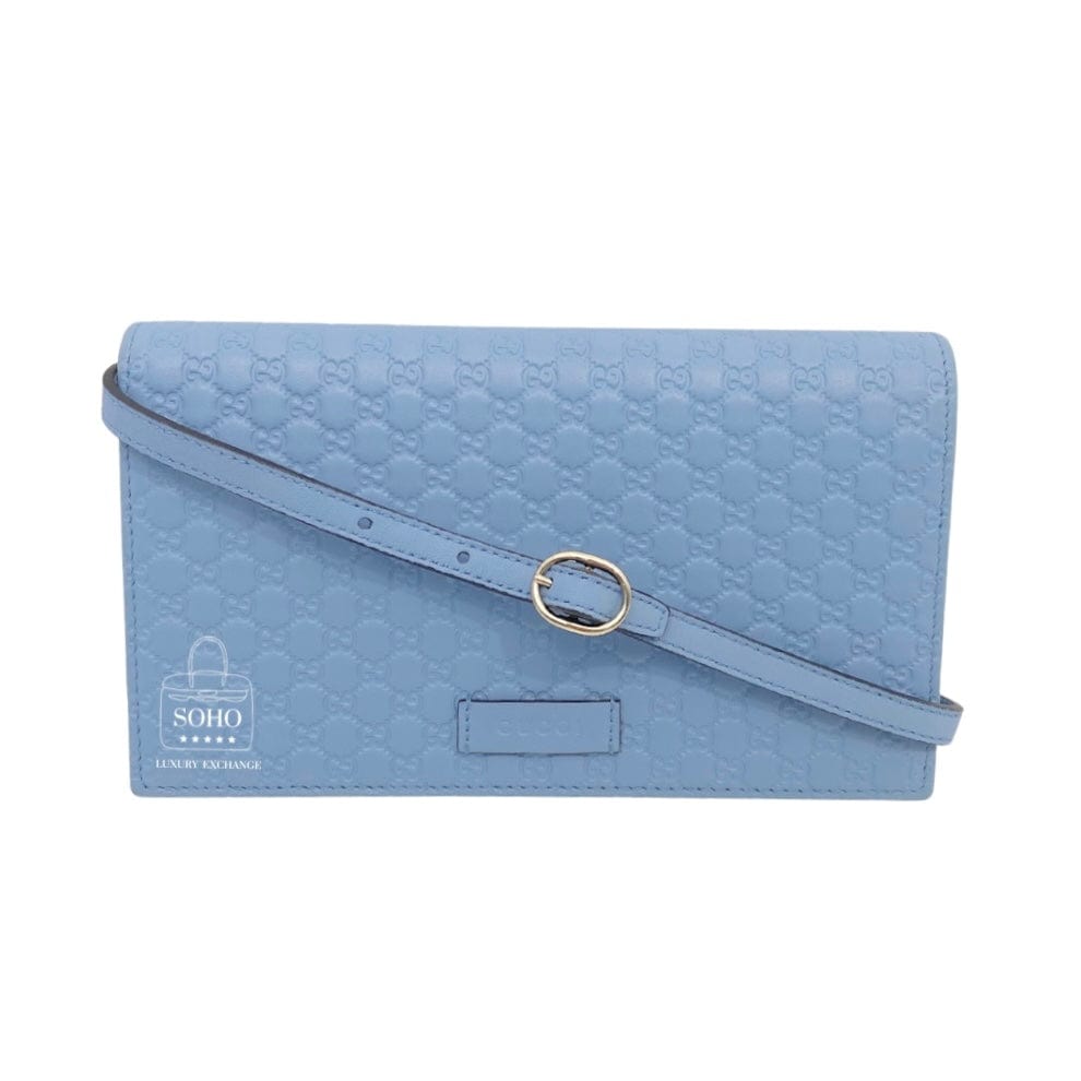 Gucci Micro Guccissima Wallet on Strap
