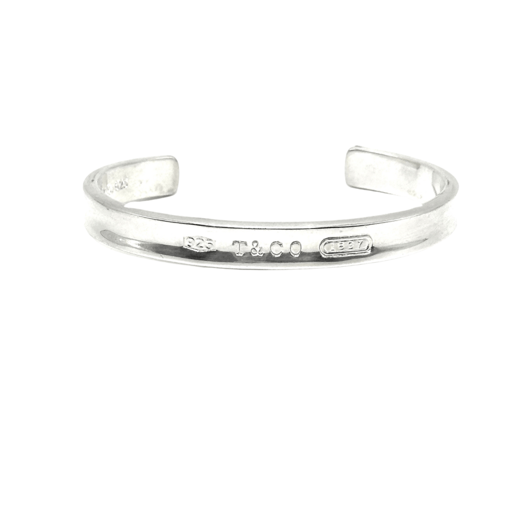 Tiffany Co Silver 1837 Narrow Cuff