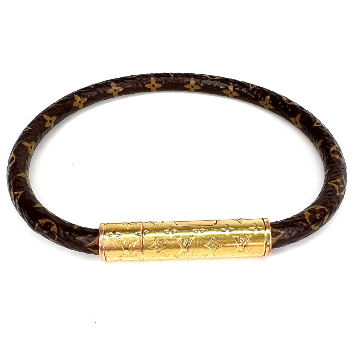 Louis Vuitton Daily Bracelet Monogram Brass in Brass with Gold/Silver-tone  - US