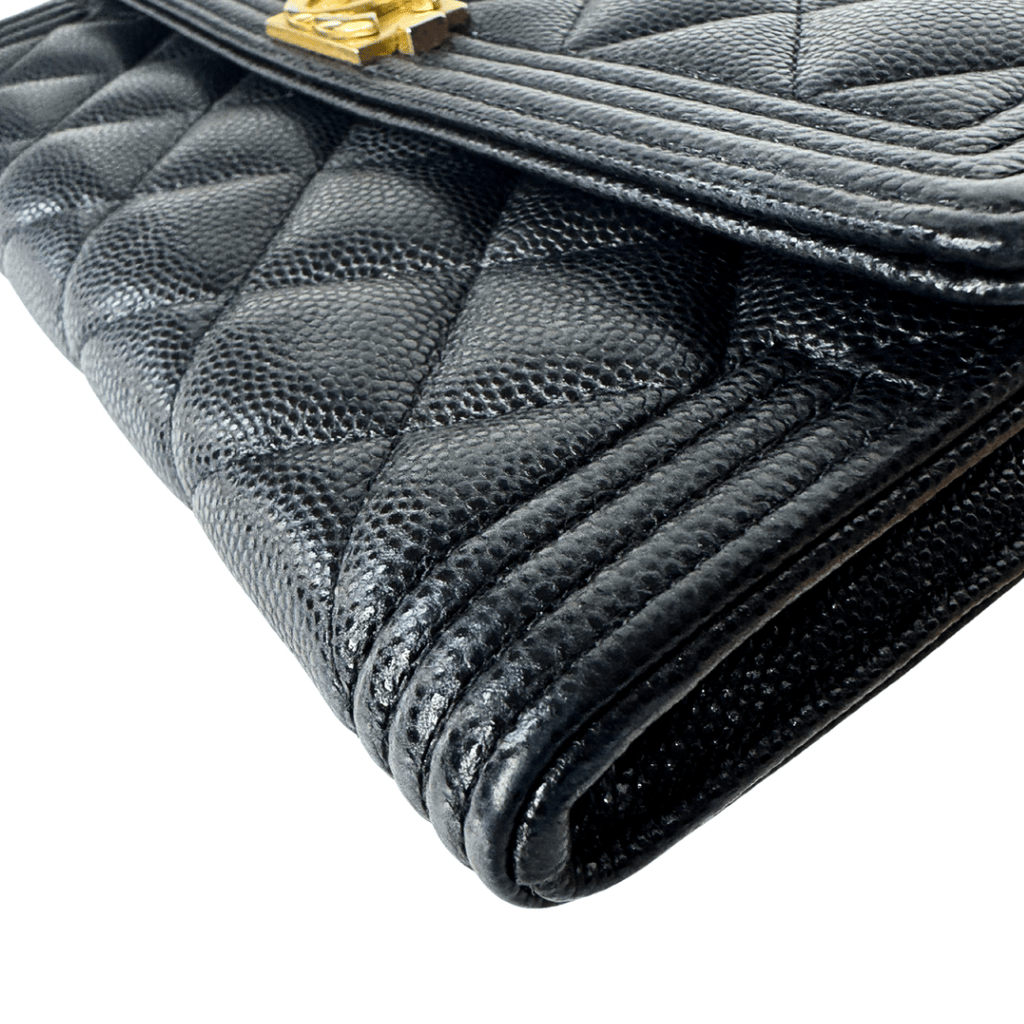 Chanel CC Boy Continental Flap Wallet