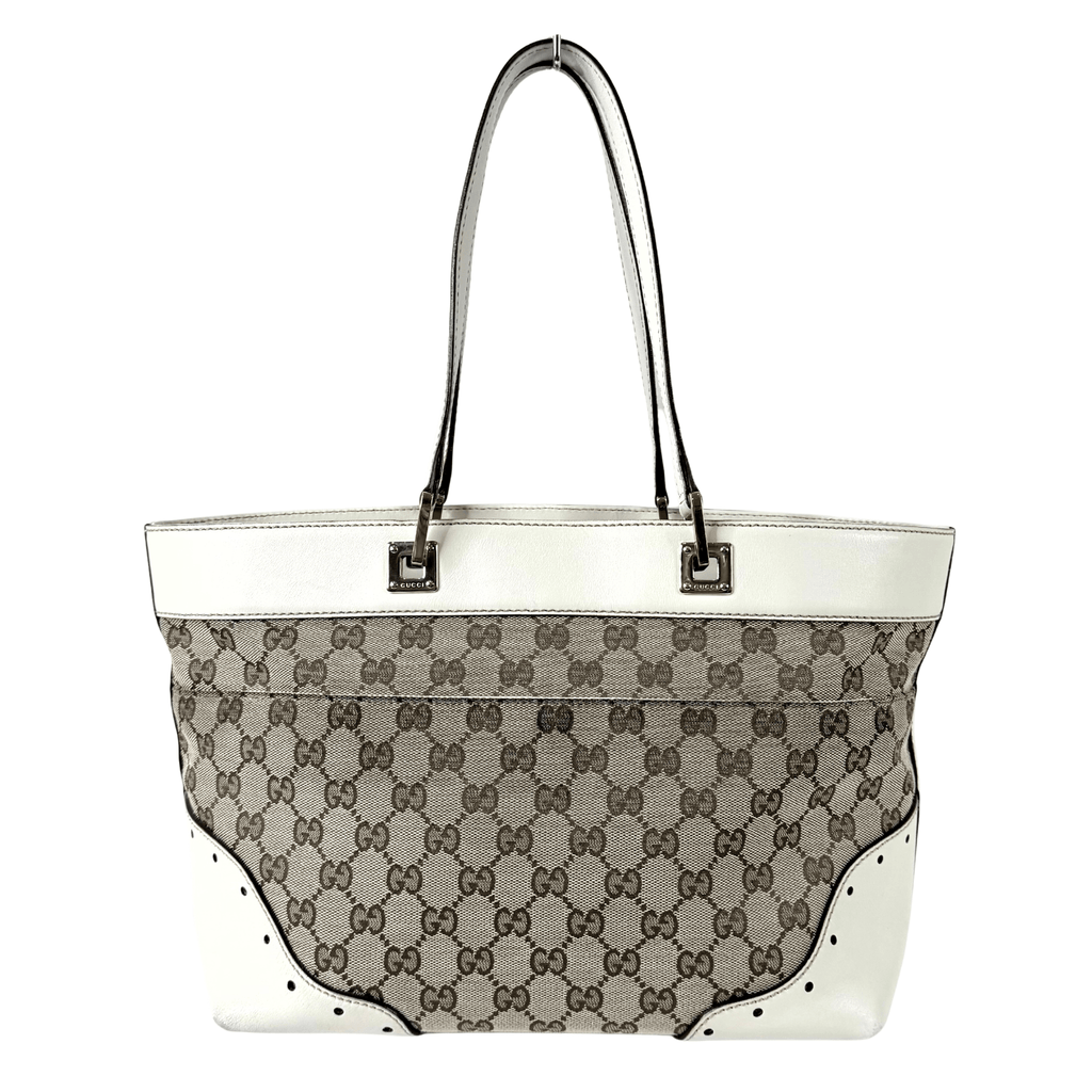 Gucci GG Canvas Horsebit Punch Tote