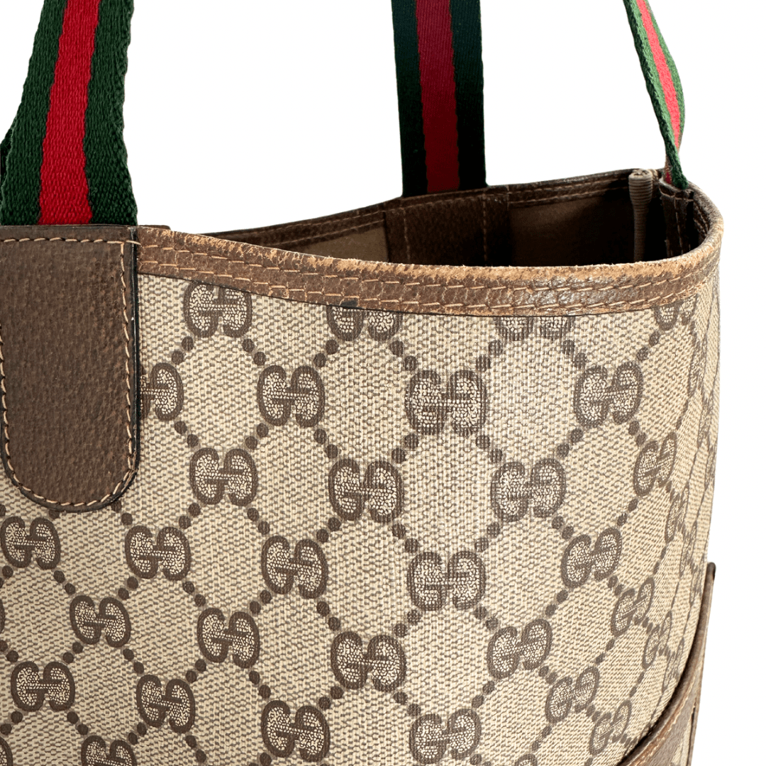 Gucci Vintage GG Supreme Web Tote