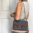 Gucci GG Denim Dionysus Shoulder Bag