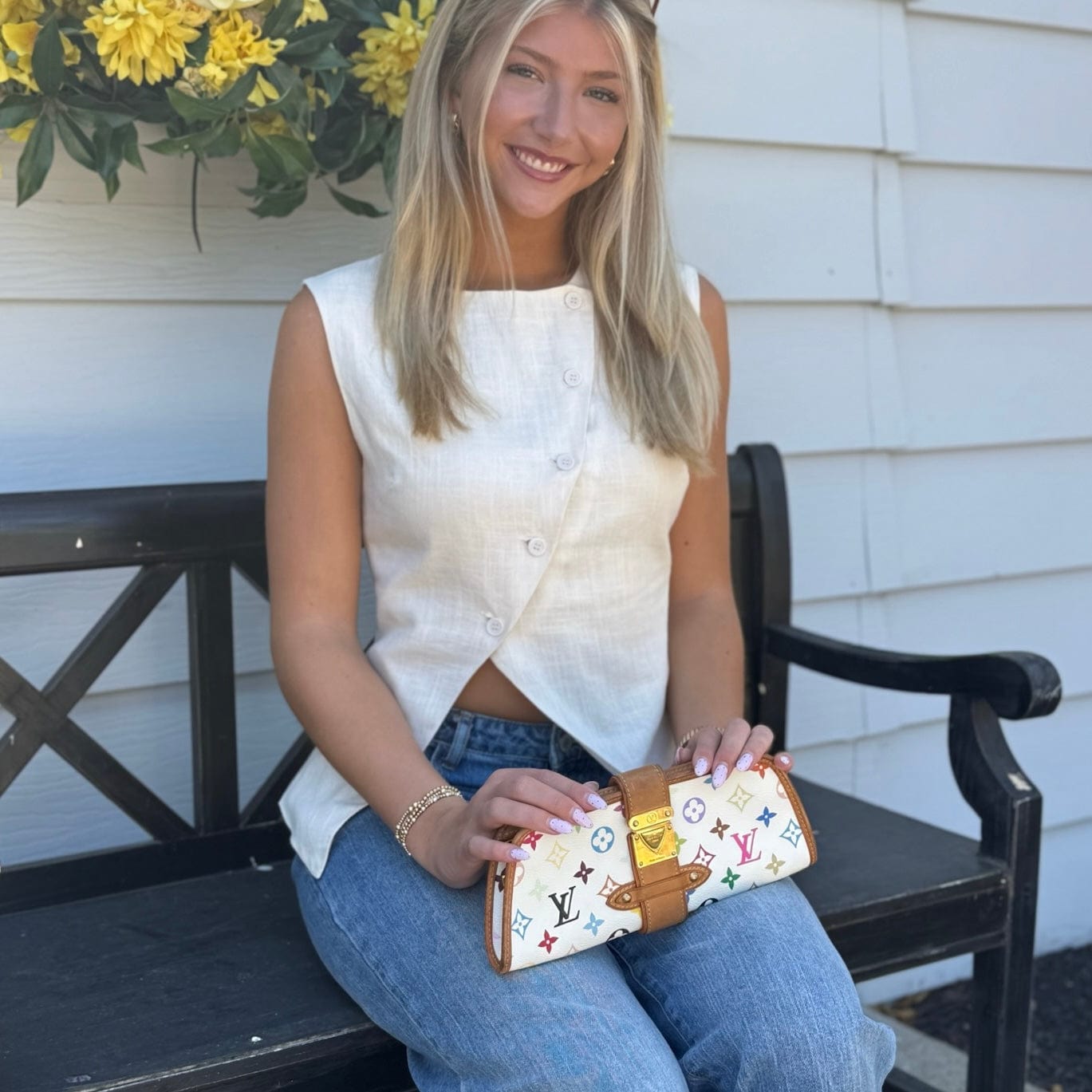 Louis Vuitton Multicolote Monogram Shirley Clutch