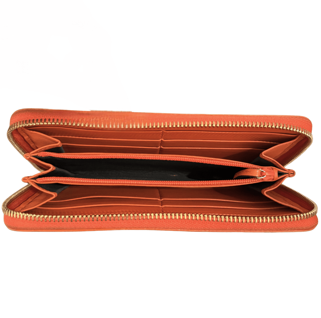 Gucci Micro GG Leather Continental Zip Wallet