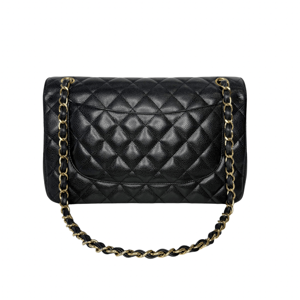 Chanel Classic Caviar Jumbo Double Flap Bag