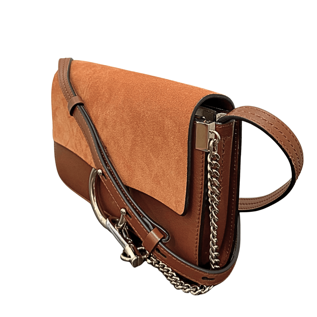 Chloe Suede Faye Crossbody