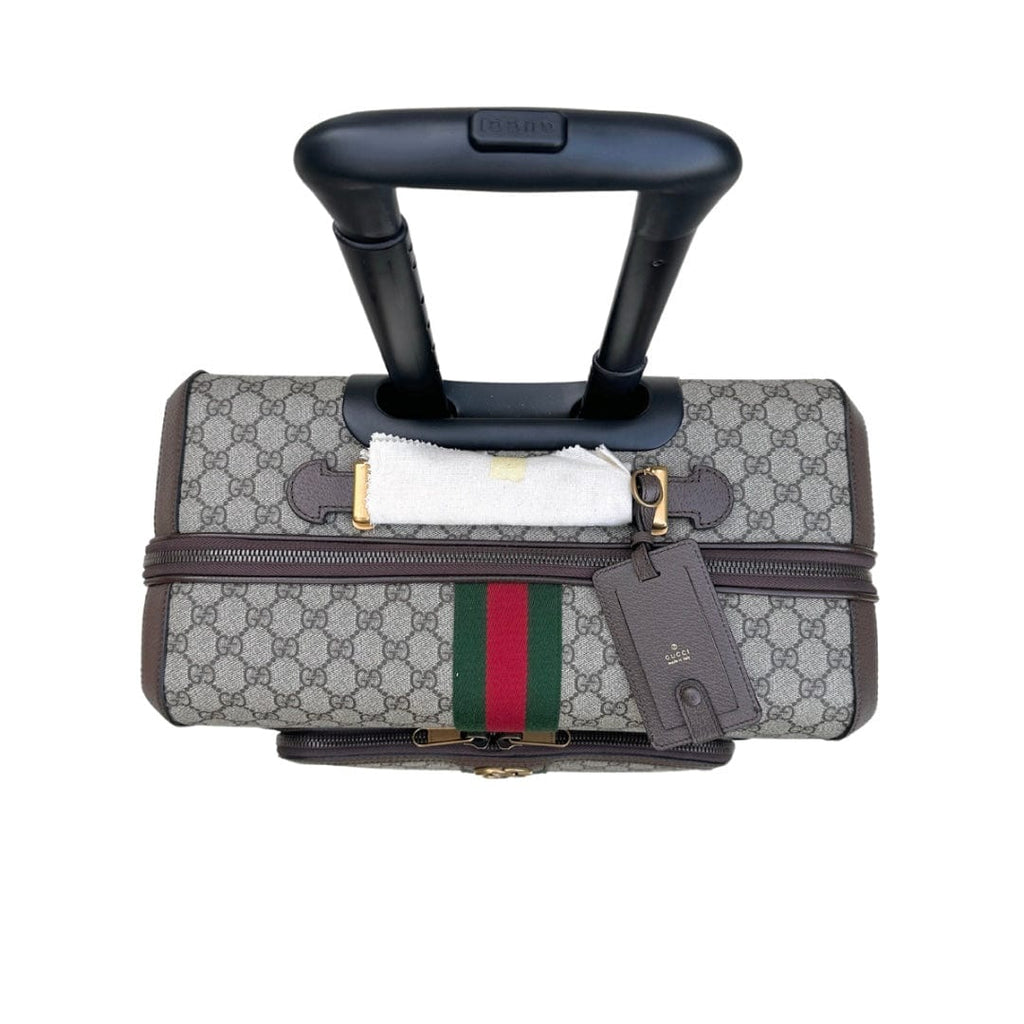 Gucci GG Supreme Medium Savoy Trolley Suitcase