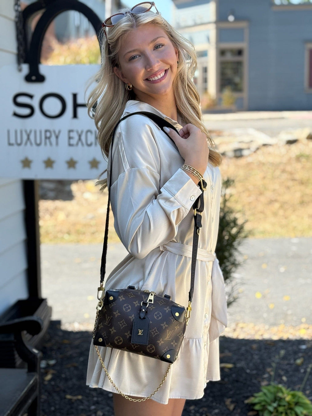 Louis Vuitton Petite Malle Souple Crossbody - Main Image