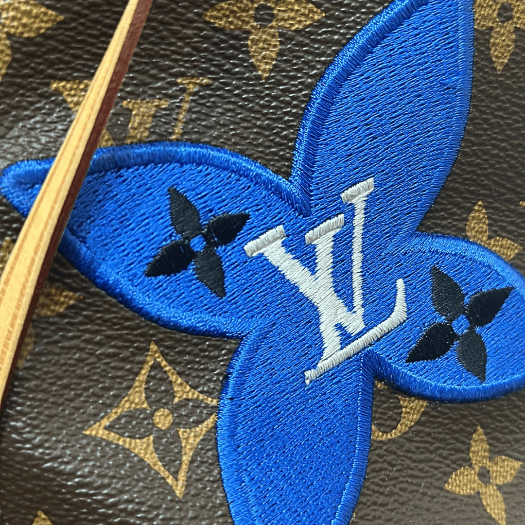 Louis Vuitton Monogram Neverfull MM Patches Tote w/ Pouch