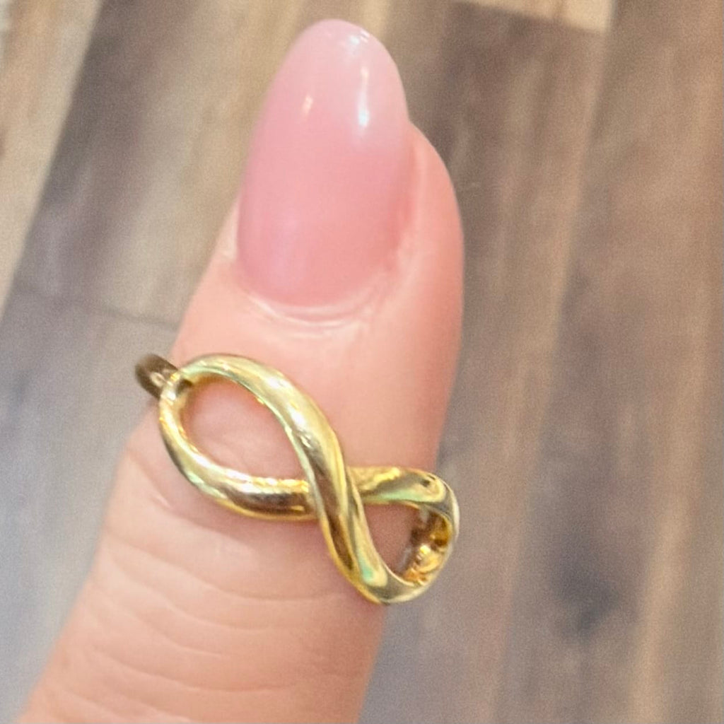 Tiffany & Co 18K Infinity Ring Sz 6