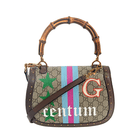 Gucci GG Supreme Bamboo Centum 1947 Top Handle Bag