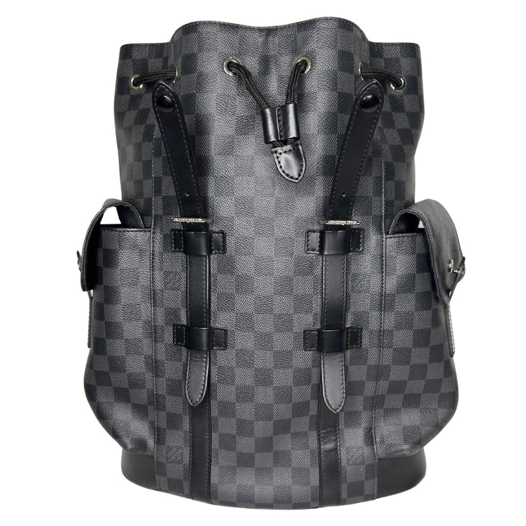 Louis Vuitton Damier Graphite Christopher MM Backpack