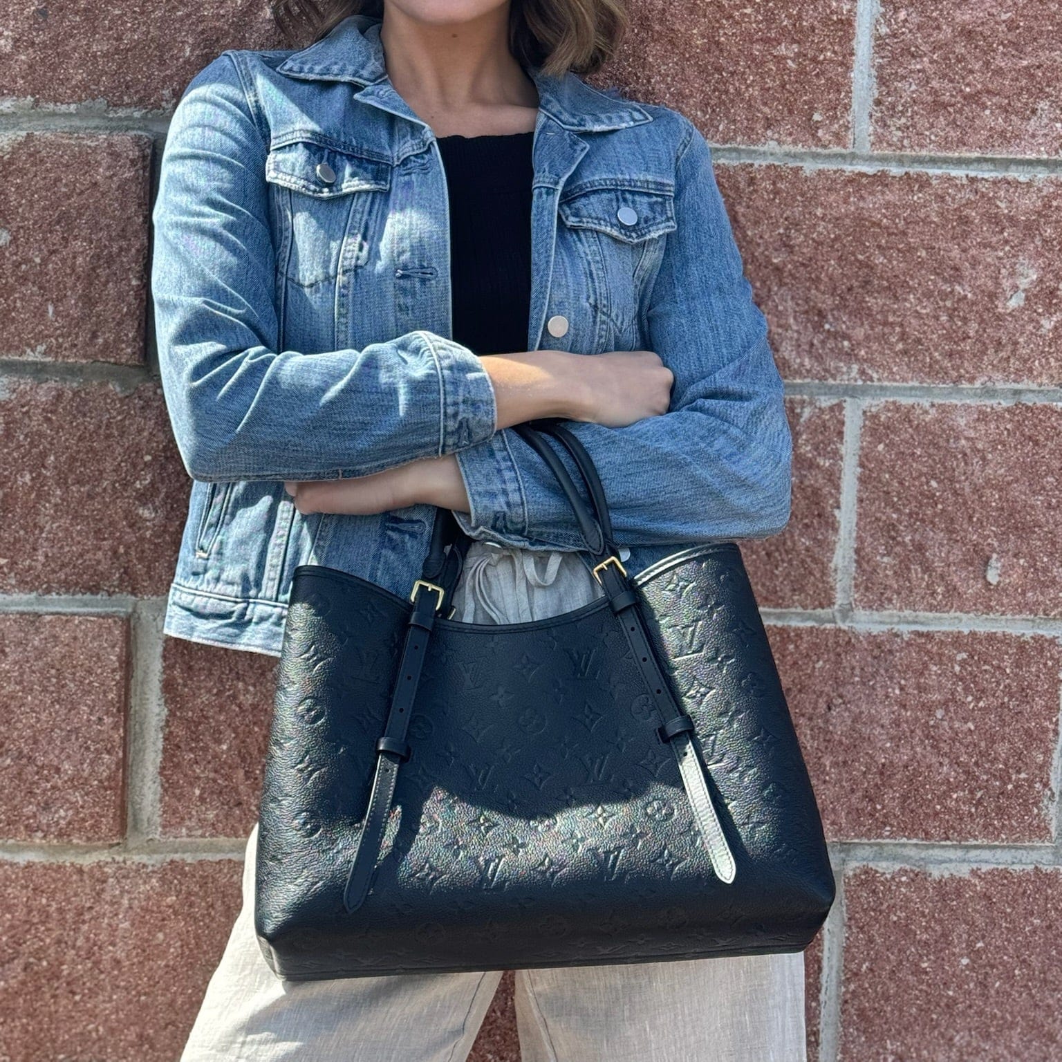 Louis Vuitton Monogram Empreinte Babylone Tote MM