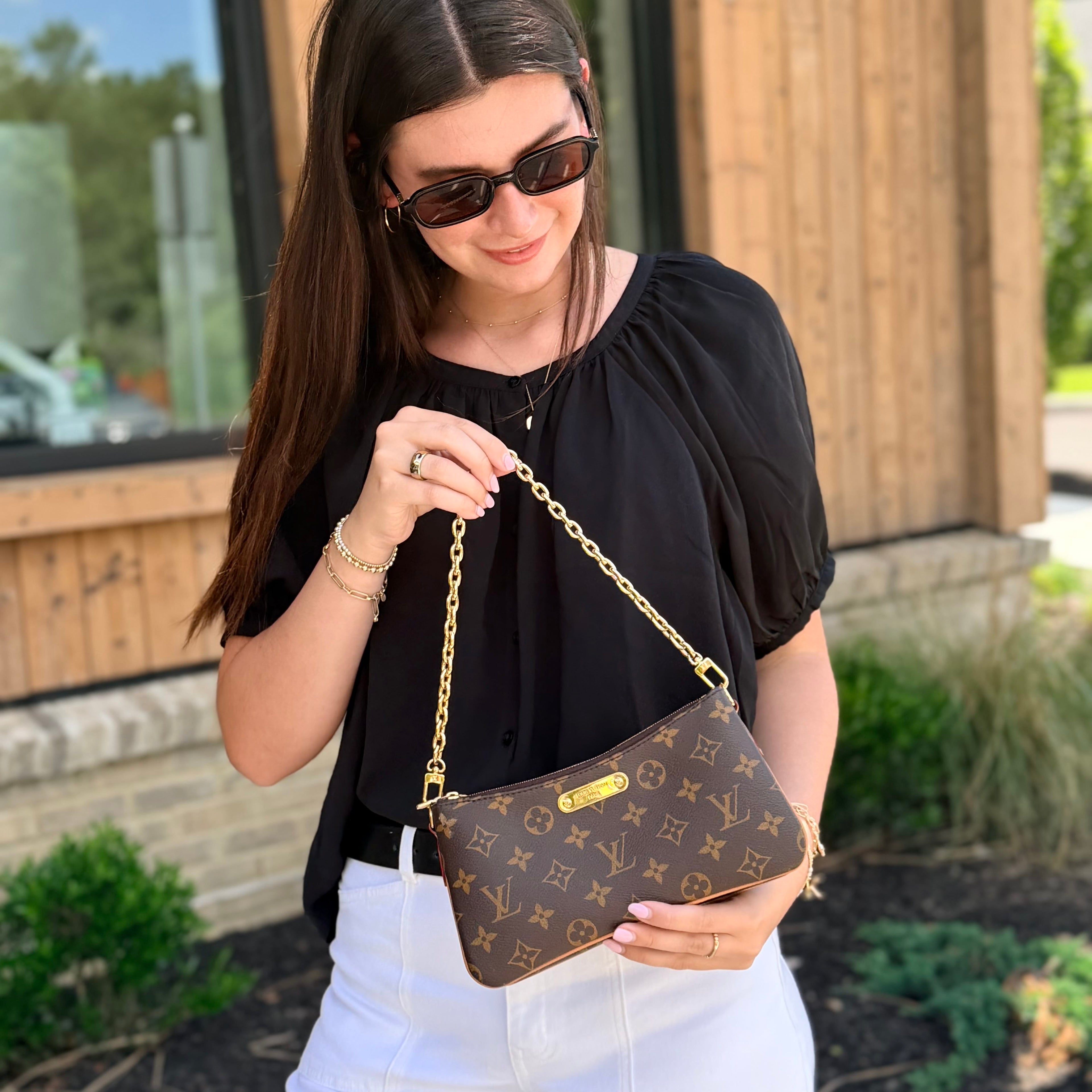 Louis Vuitton Monogram Liv Pochette Crossbody