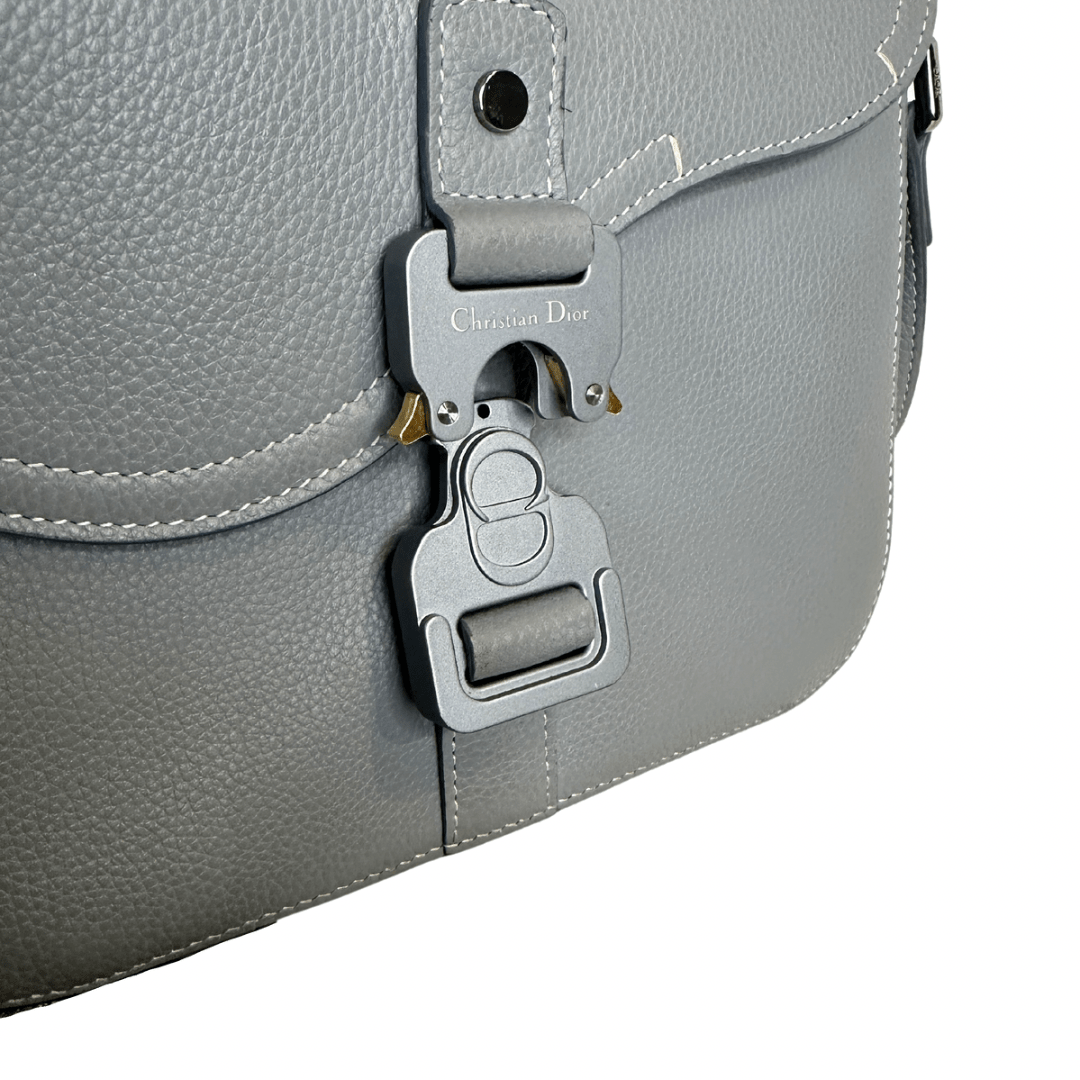 Chritian Dior Leather Saddle Messenger Bag