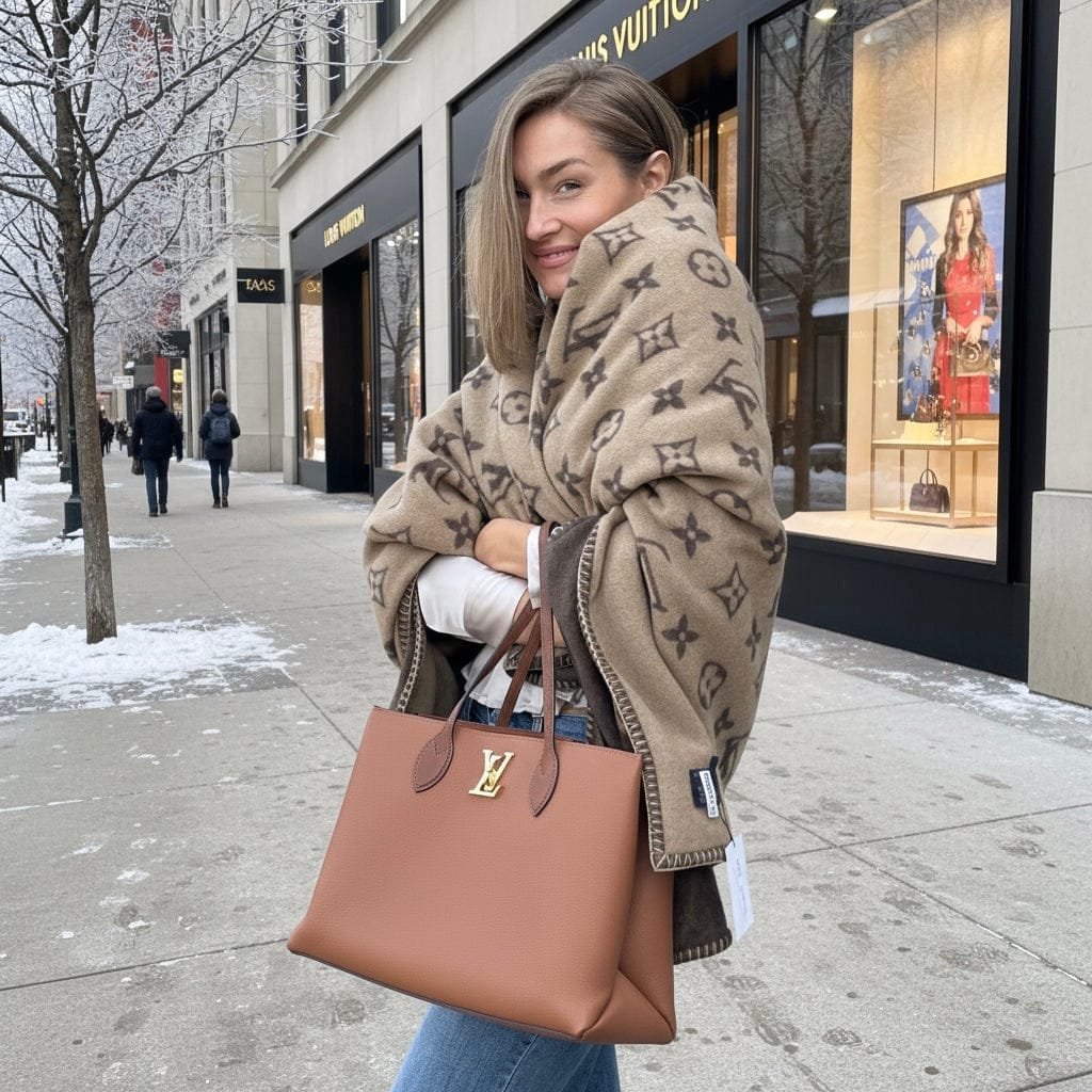 Louis Vuitton Neo Monogram Throw Blanket