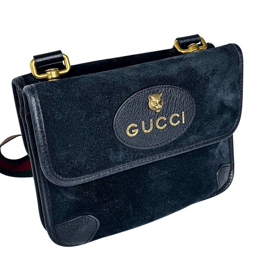 Gucci Neo Suede Messenger Bag