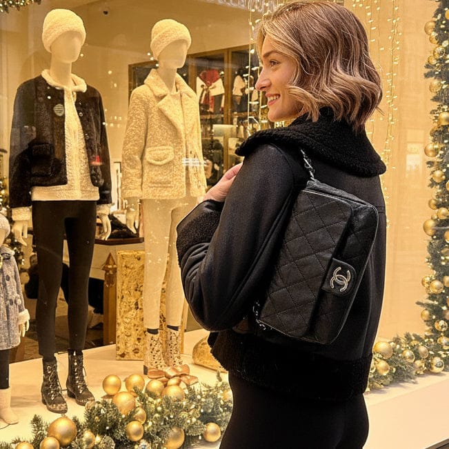 Chanel Glazed Caviar Modern Chain Flap Bag