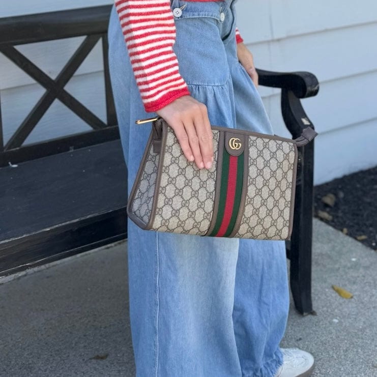 Gucci GG Supreme Ophidia Pouch