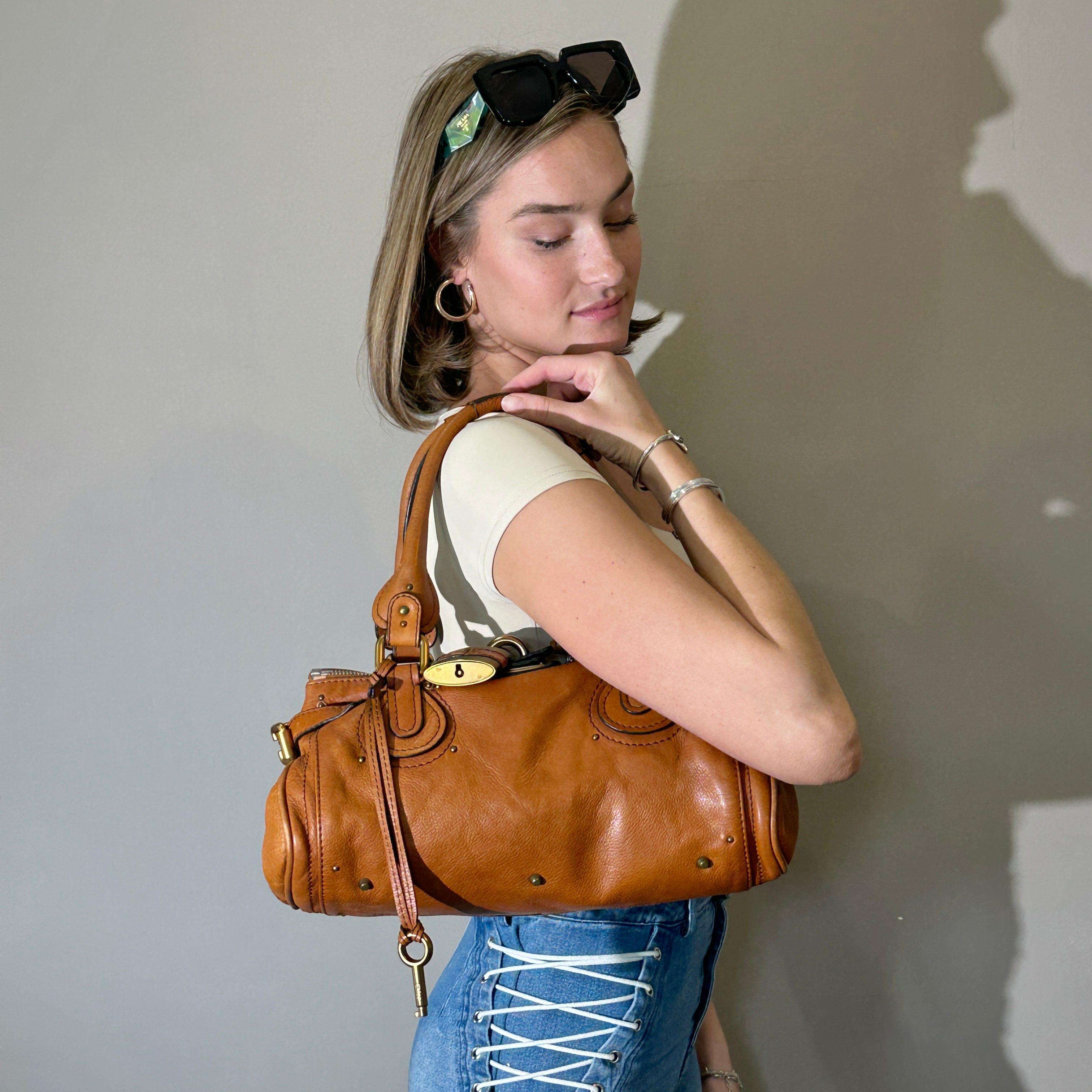 Chloé Paddington Hand Bag Brown Leather Chloé Paddington Bag In Grained Leather | Chloé US