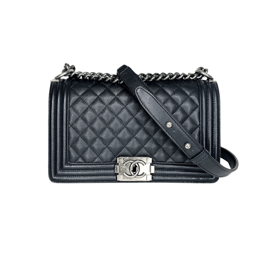 Chanel Caviar Medium Boy Bag