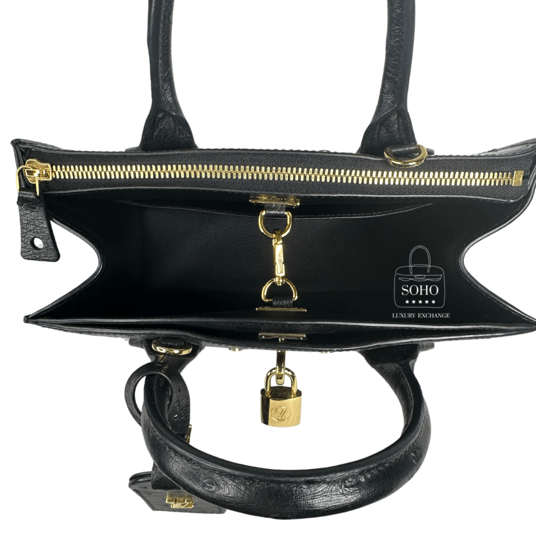 Louis Vuitton Ostrich City Steamer PM Bag