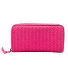 Bottega Veneta Intrecciato Zip Around Wallet