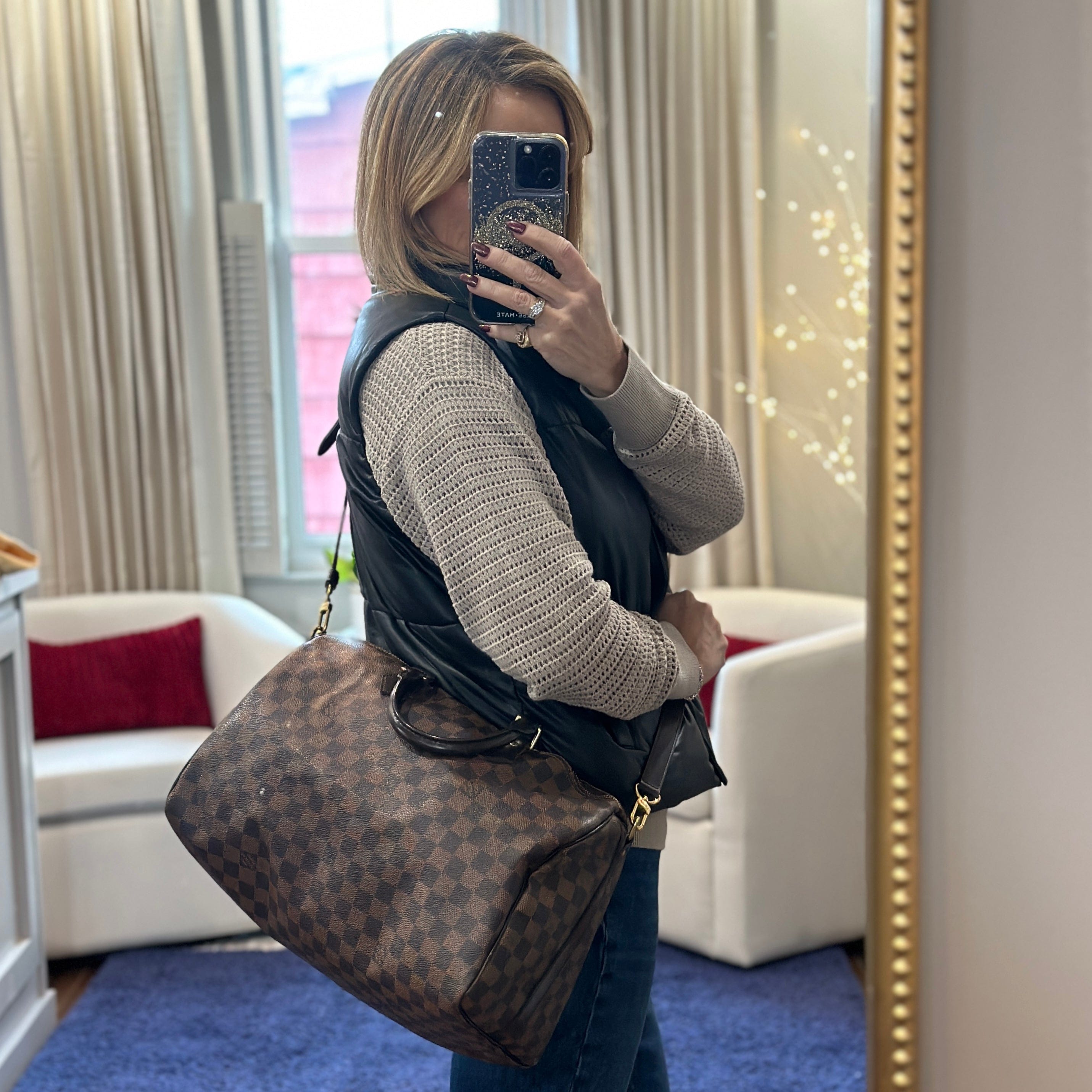 Speedy Bandoulière Louis Vuitton Speedy 35 Con Tracolla Vuitton