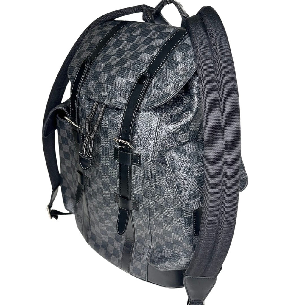 Louis Vuitton Damier Graphite Christopher MM Backpack