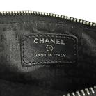 Chanel Quilted Patent Leather Chain Pochette