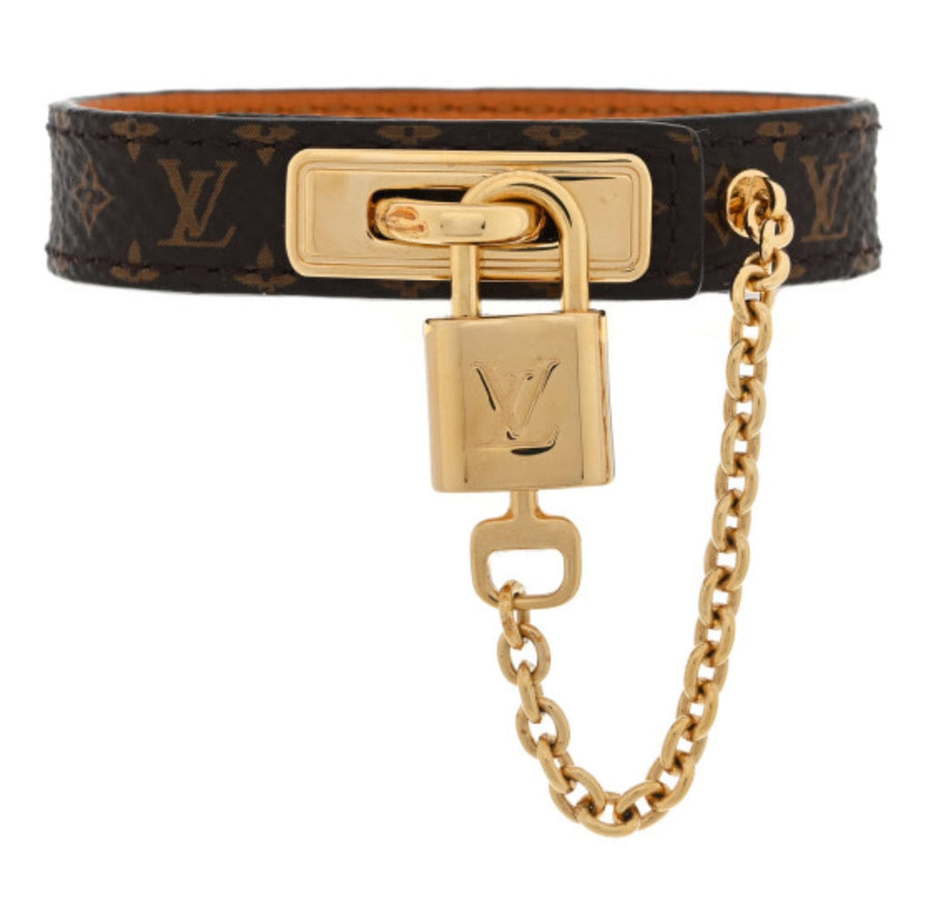 Louis Vuitton Monogram Unlock Canvas Bracelet