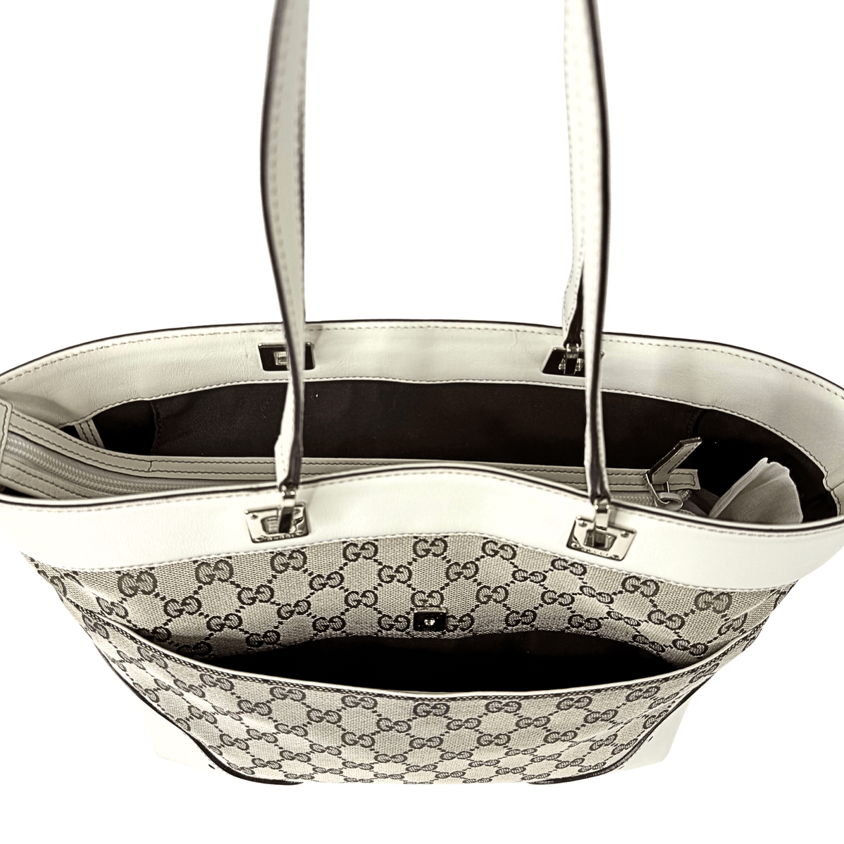 Gucci GG Canvas Horsebit Punch Tote