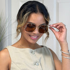 Gucci GG Gold Hexagonal Sunglasses 0972S