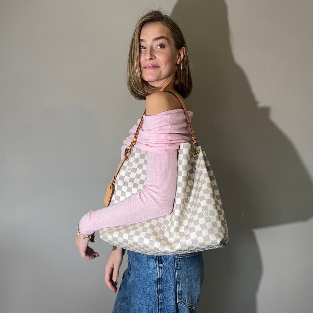 Louis Vuitton Damier Azur Graceful MM Bag