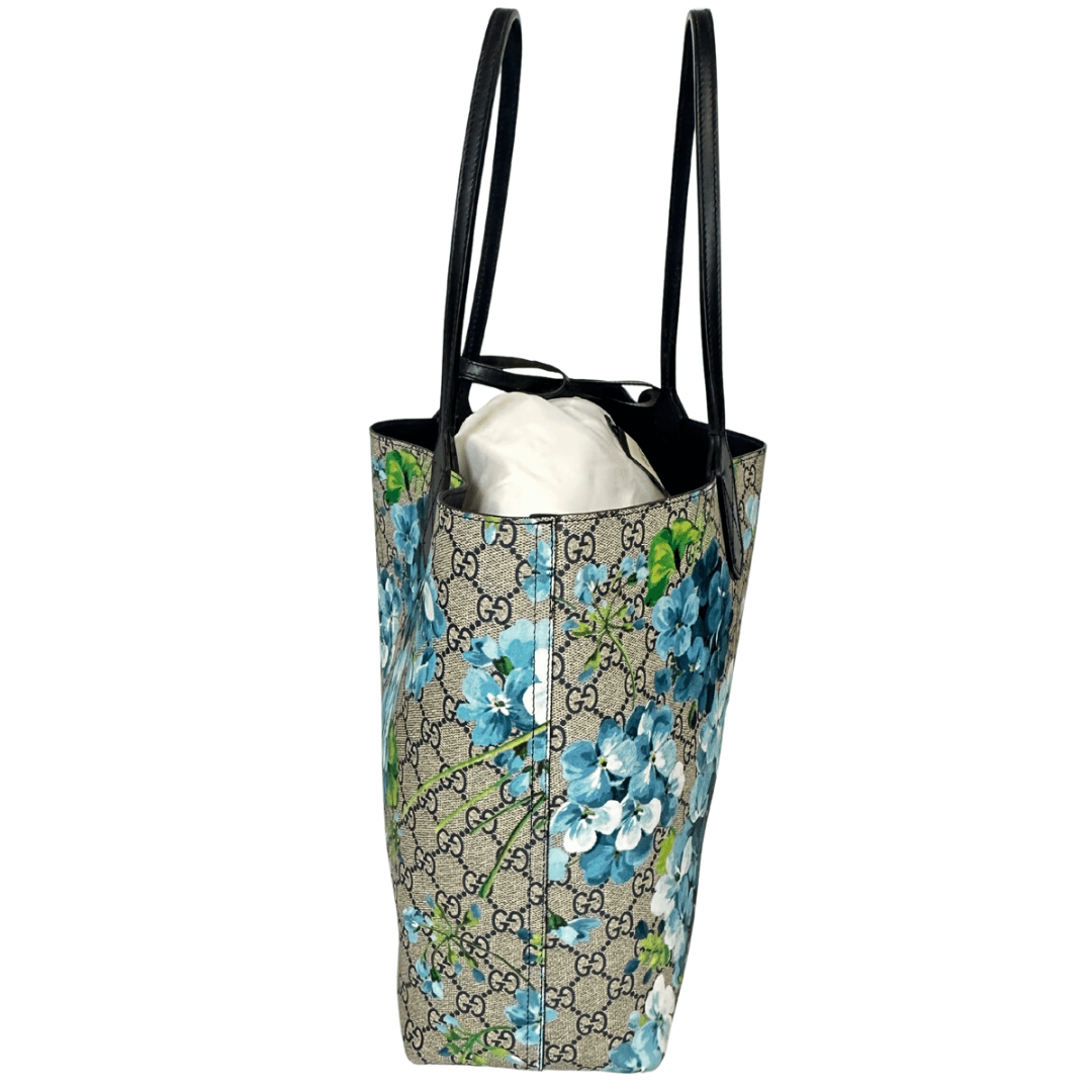 Gucci GG Supreme Reversible Blooms Tote