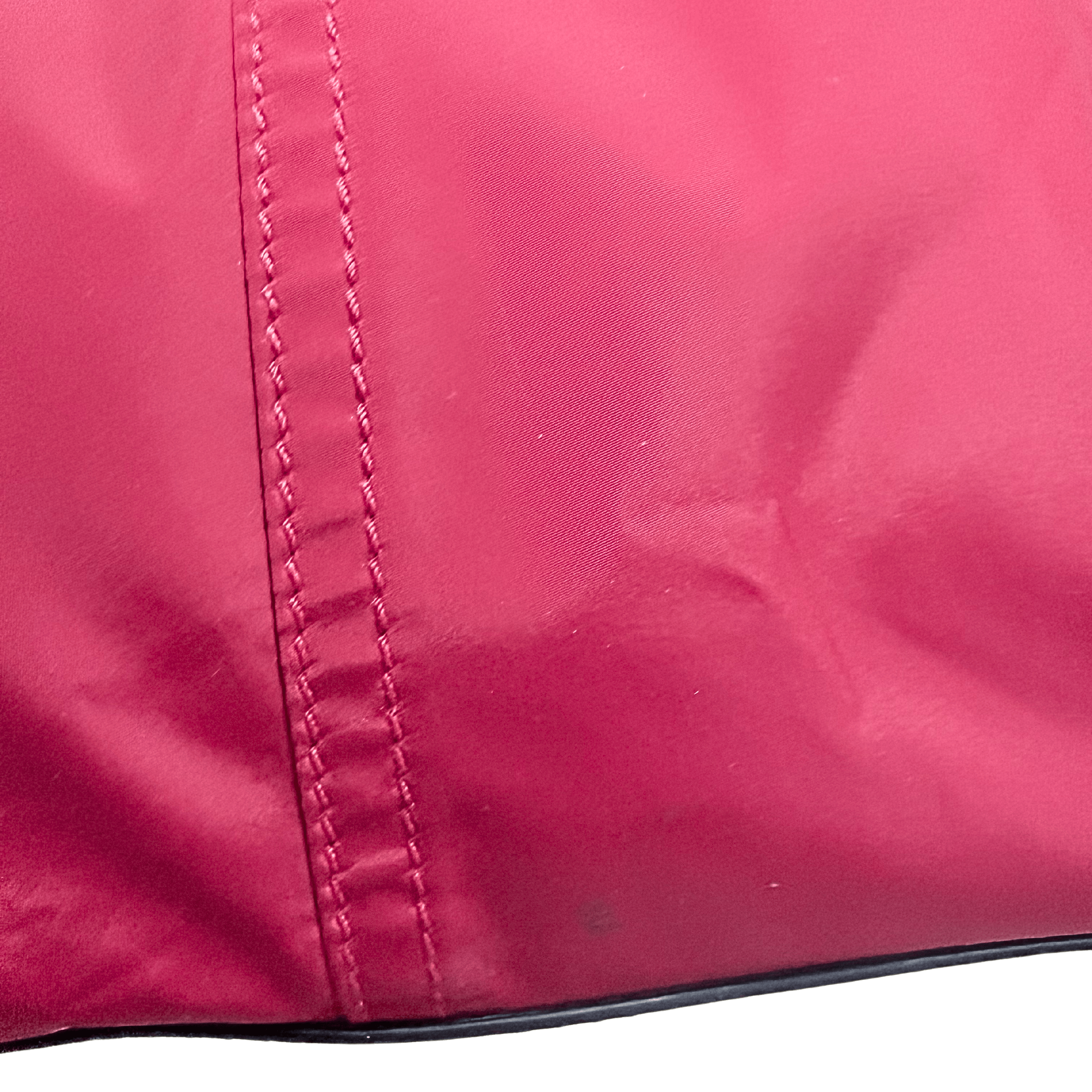 Burberry Red Nylon Buckleigh Tote