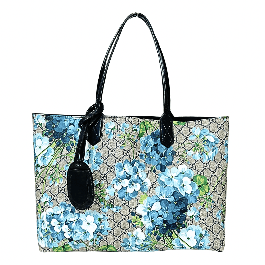Gucci GG Supreme Reversible Blooms Tote