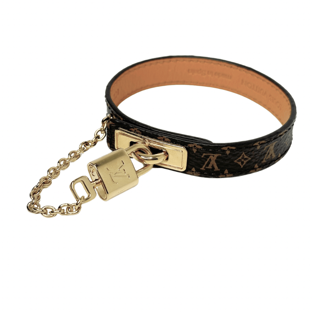 Louis Vuitton Monogram Unlock Canvas Bracelet