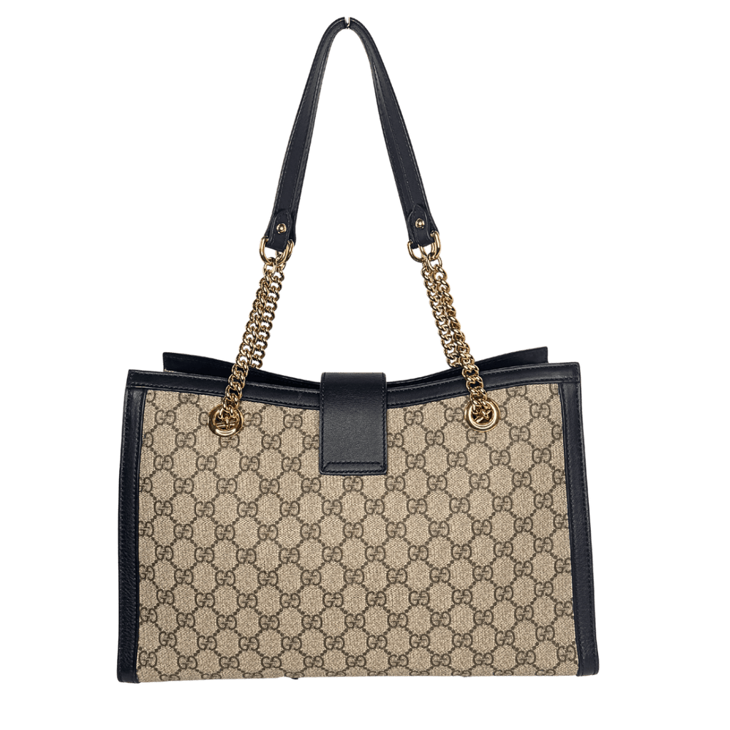 Gucci GG Supreme Padlock Chain Bag