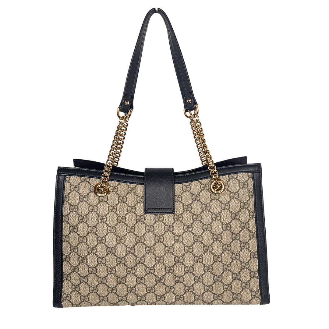 Gucci GG Supreme Padlock Chain Bag