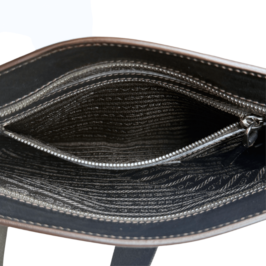 Prada Canapa Canvas Messenger